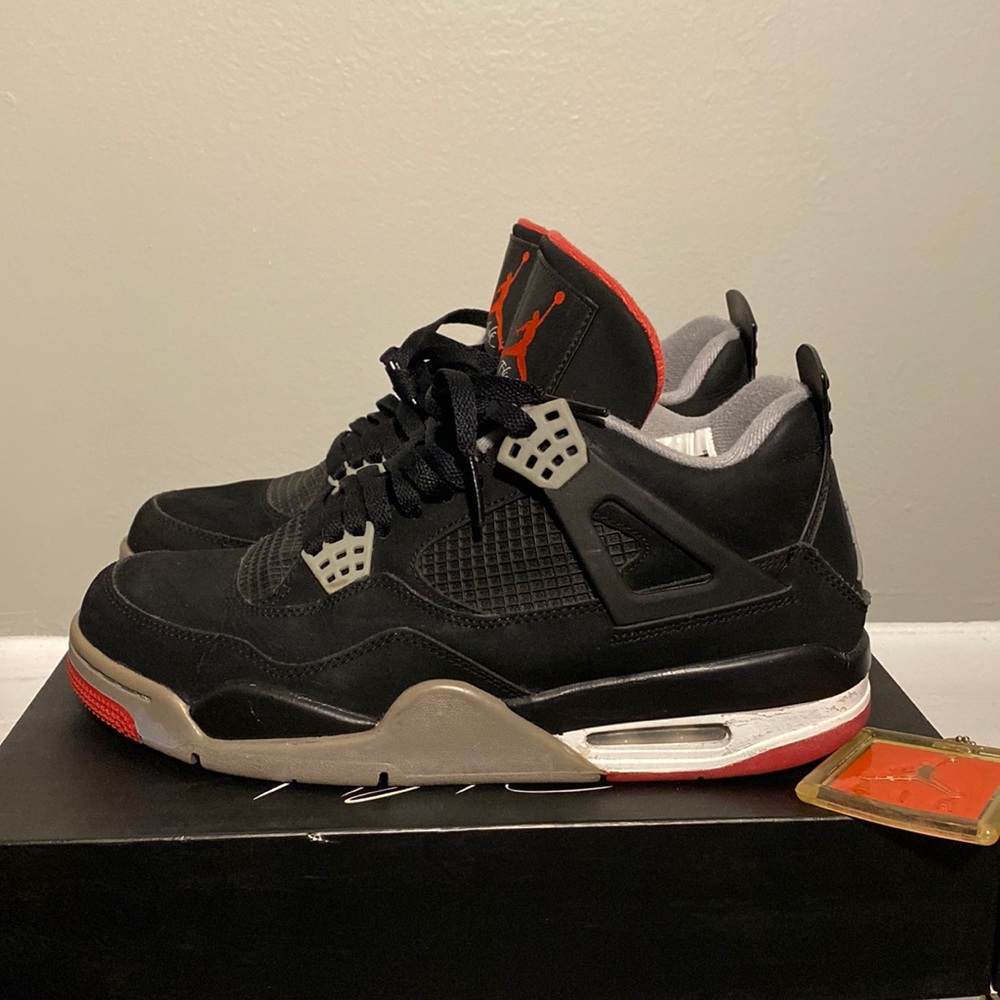 Jordan Bred 4s size 10